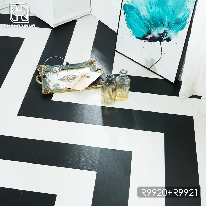 Black & White Herringbone R9920+R9921 640×128