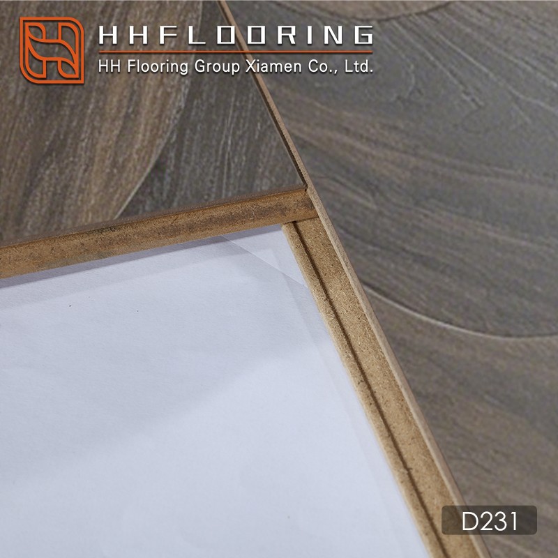 commercial dark brown parquet flooring