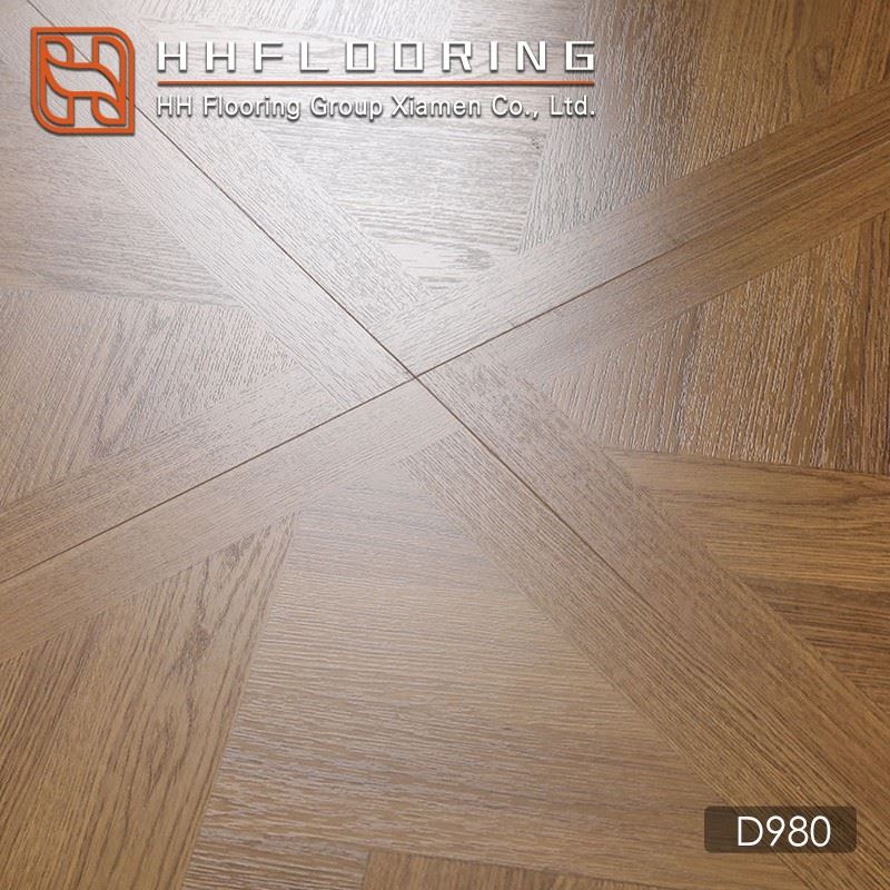 Commercial fine grain texture oak laminate flooring tiles