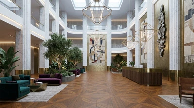 parquet effect laminate flooring installed in a commercial buildings project parquet effect laminate flooring installed in a commercial buildings project