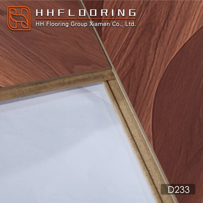 embossed red parquet flooring